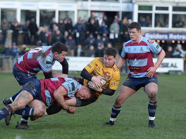CHASING PACK: Rotherham Titans are ensuring that Leeds Tykes don't lose focus in National League Two. Picture: Kerrie Beddows