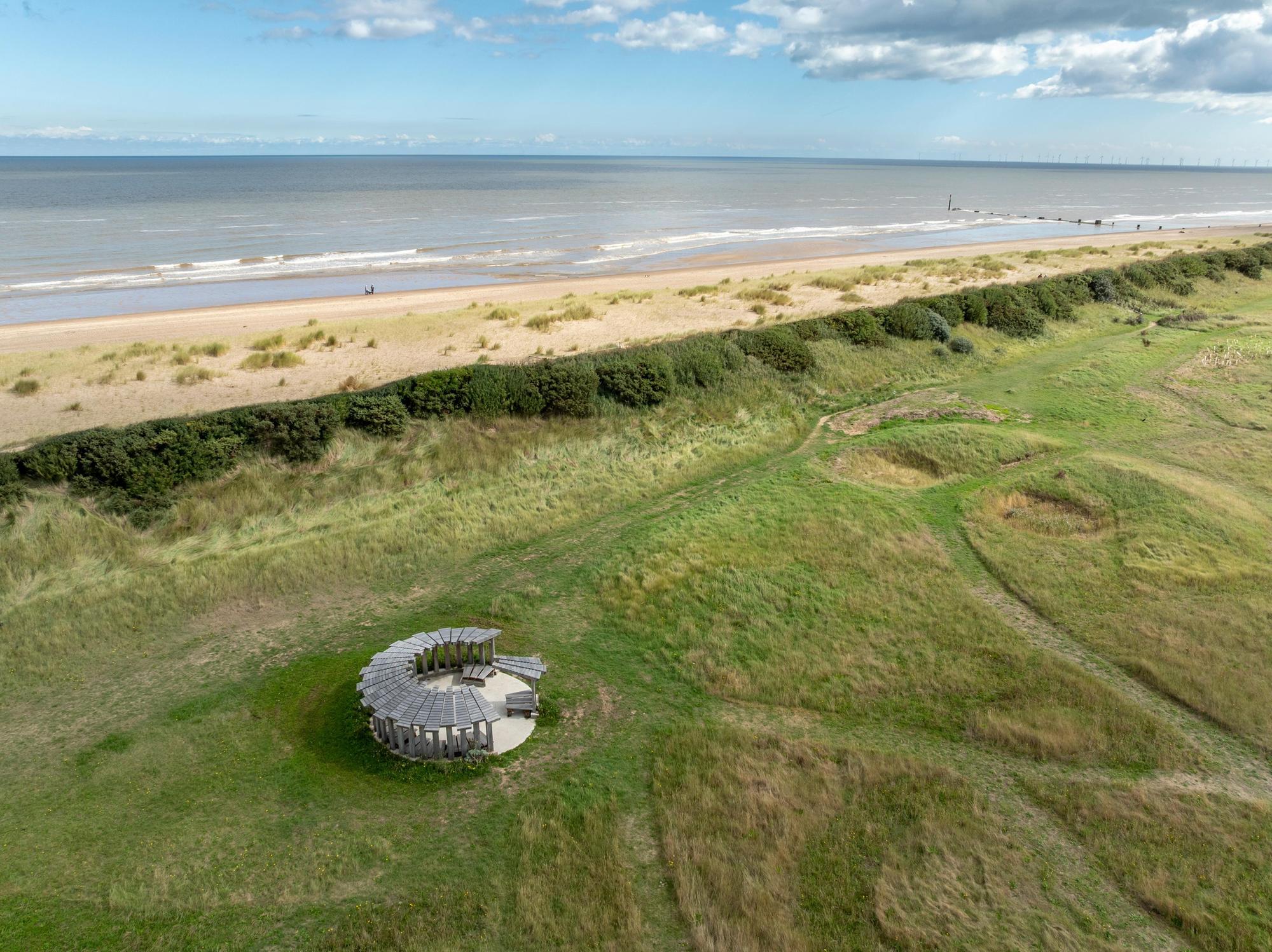 Sandilands: Former golf course on the coast which has been transformed into a wetland habitat