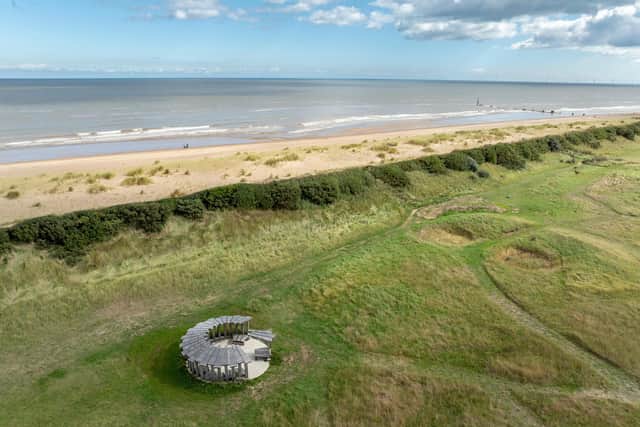 The new wetlands at Sandilands on the Lincolnshire coast. The former golf course that has been transformed into a wetland habitat to support a myriad of bird species is set to open, the National Trust has announced. The public will be able to visit Sandilands - a new 20-hectare nature reserve north of Skegness, from Saturday. Issue date: Friday September 25, 2026.