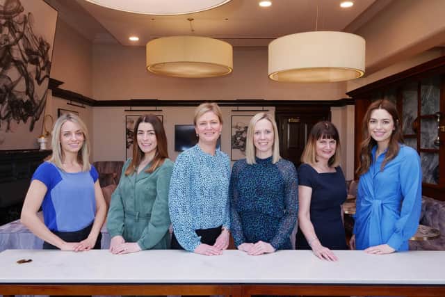 Tori Jackson, left, Emma Cousins, Tiggy Clifford, Emma Whiting, Sarah Martin and Rosie Cowling, of Torque Law. Picture: Nikki Bowling