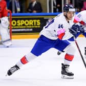 DUTY CALLS: Sam Jones has dreamt of playing in the Winter Olympics with Great Britain since a young age - he can help the national team start their journey towards that later this week in Cardiff. Picture: Dean Woolley/IHUK Media.