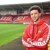 New Doncaster Rovers signing Jordan Gibson. Picture courtest of  AHPIX/DRFC.
