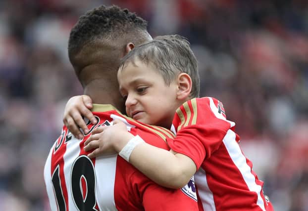 Lowery was an avid Sunderland supporter who died of cancer at the age of six. Image: Ian MacNicol/Getty Images