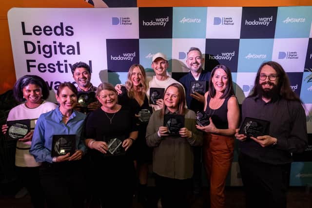 The award winners at Leeds Digital Festival 2023.