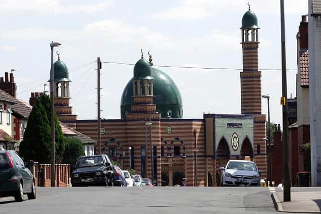 Mosque on Thornhill Road in the Hyde Park area, Leeds. (Pic credit: Steve Parkin / AFP via Getty Images)