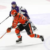 DOUBLE DELIGHT: Scott Allen scored Sheffield Steelers' first two goals at home to Glasgow Clan Picture: Hayley Roberts/Steelers Media.