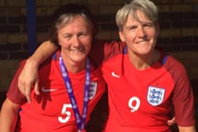 Karen Walker, 53, captained England at the same time as David Beckham, scoring 40 goals in 83 caps, and competed in 13 FA Cup Finals.