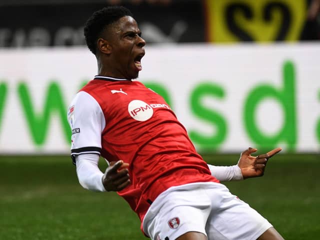 LEAVING: Chiedozie Ogbene has played his last game for Rotherham United