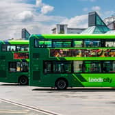 Buses at Leeds Bus Station