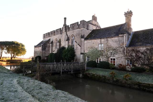 Markenfield Hall and its medieval moat. (Pic credit: Simon Hulme)