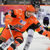 ON SONG: Daniel Ciampini scored a calming third goal for Sheffield Steelers to secure a 3-1 win on home ice against Manchester Storm on Sunday, making it a four-point weekend. Picture courtesy of Dean Woolley/Steelers Media/EIHL