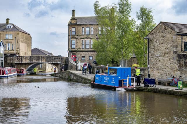 The Leeds Liverpool Canal in Skipton.