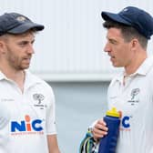 Ben Coad, left, and Matty Fisher promise to be central to Yorkshire's promotion plans. Picture by Allan McKenzie/SWpix.com