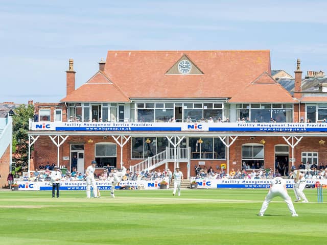 Cricket at Scarborough on a sunny summer's day. Picture by Allan McKenzie/SWpix.com