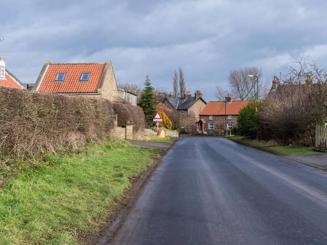 The rural village of Kirby Misperton in Ryedale, North Yorkshire.
