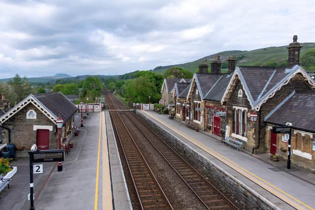 Settle. Village of the Week. Settle Railway Station. The Settle to Carlisle route is one of the most famous in the country.Picture Bruce Rollinson