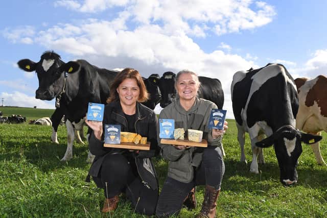 Caroline Bell and Katie Matten of Shepherds Purse. Shepherds Purse, the family-run artisan cheesemaker based near Thirsk, North Yorkshire, has landed a listing expansion with Morrisons. (Photo supplied on behalf of Shepherds Purse)