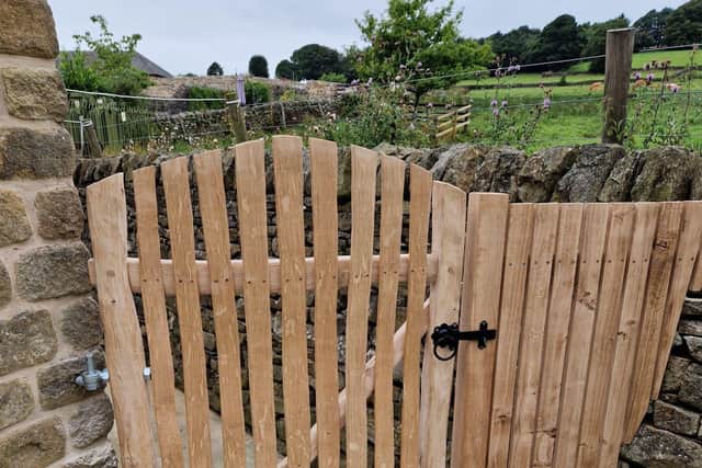 Andrew has designed and crafted a variety of bespoke pieces including woven hazel panels, oak garden gates and a timber-framed Dutch barn all using locally sourced materials.