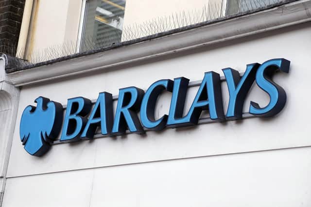 A branch of Barclays bank. PIC: Yui Mok/PA Wire