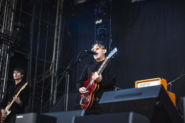 The band Lightning Seeds on stage.