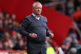 RALLYING CRY: Sheffield United manager Chris Wilder