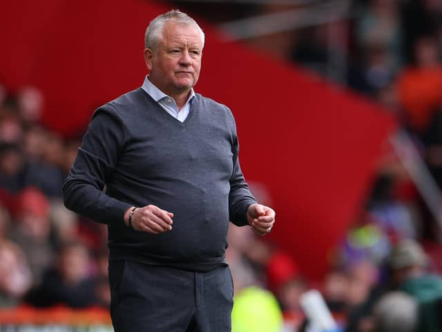 RALLYING CRY: Sheffield United manager Chris Wilder