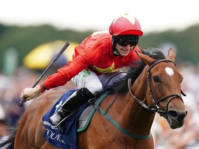 AIMING HIGH: Highfield Princess and Jason Hart are hoping to become the first British winner of the Hong Kong Sprint on Sunday. Picture: Mike Egerton/PA Wire.