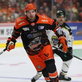 STEPPING UP: Tim Gettinger says Sheffield Steelers will have to overcome any injury issues when they face Manchester Storm tonight and attempt to clinch a Challenge Cup semi-final spot. Picture: Hayley Roberts/Steelers Media.