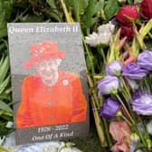 Floral tributes at Hillsborough Castle following the death of Queen Elizabeth II. Pic credit: Jonathan McCambridge / PA)