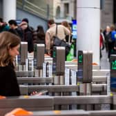 Customer at ticket barrier. (Pic credit: Northern)