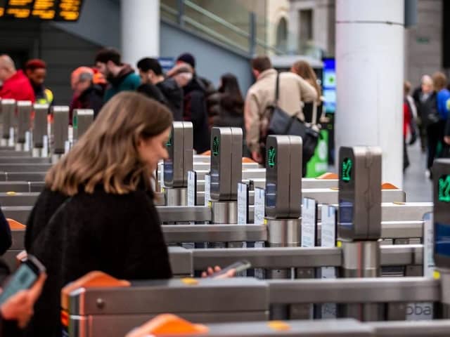 Customer at ticket barrier. (Pic credit: Northern)