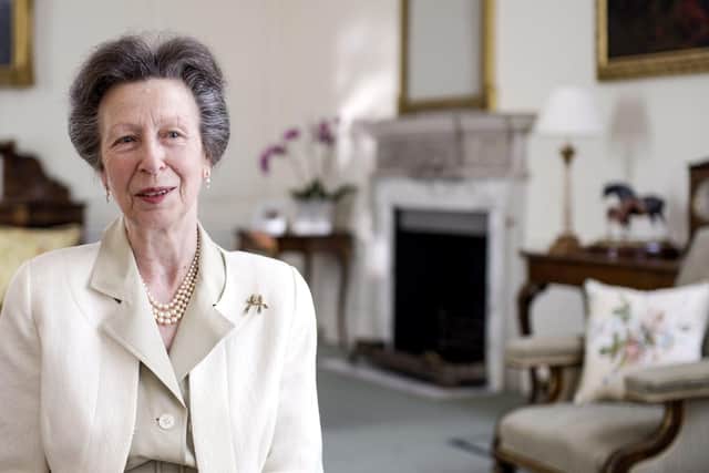 Anne, the Princess Royal ,Anne, the Princess Royal in interview for Charles III: The Coronation Year (Credit: Oxford Film and Television/Christopher Openshaw)