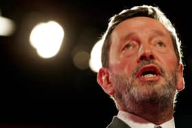 David Blunkett appeared on Celebrity Antiques Road Trip earlier this week.  PIC: Ian Waldie/Getty Images