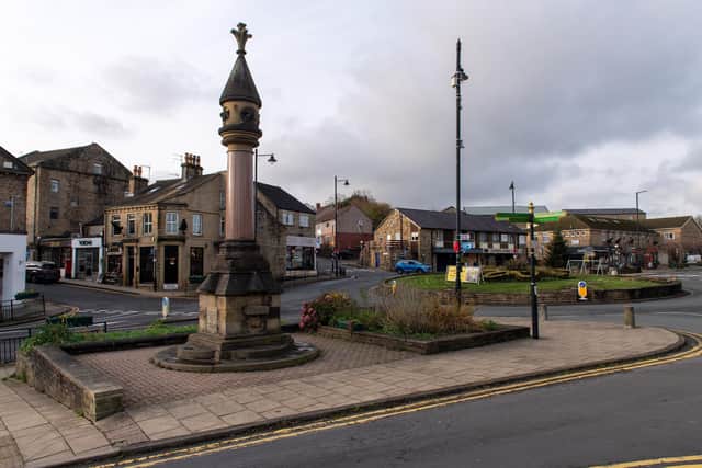 Baildon, Village of the Week.The Big Baildon Column.Picture Bruce Rollinson17 November 2023.