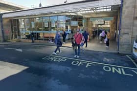 Current Scarborough Station Forecourt Layout.