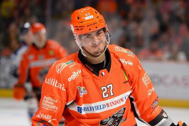 STEPPING IN: Cole Shudra offers Sheffield Steelers options in terms of cover for the injured Sam Jones. Picture: Dean Woolley/Steelers Media.