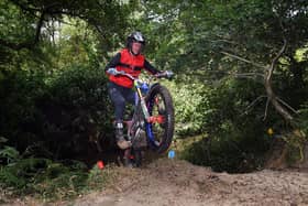 100 years ago, the Yorkshire Post donated some land in Pudsey to West Leeds Motor Club. The motorbike group was given the land for trials and events. Riders take part in the Steve Walker Memorial Trial.