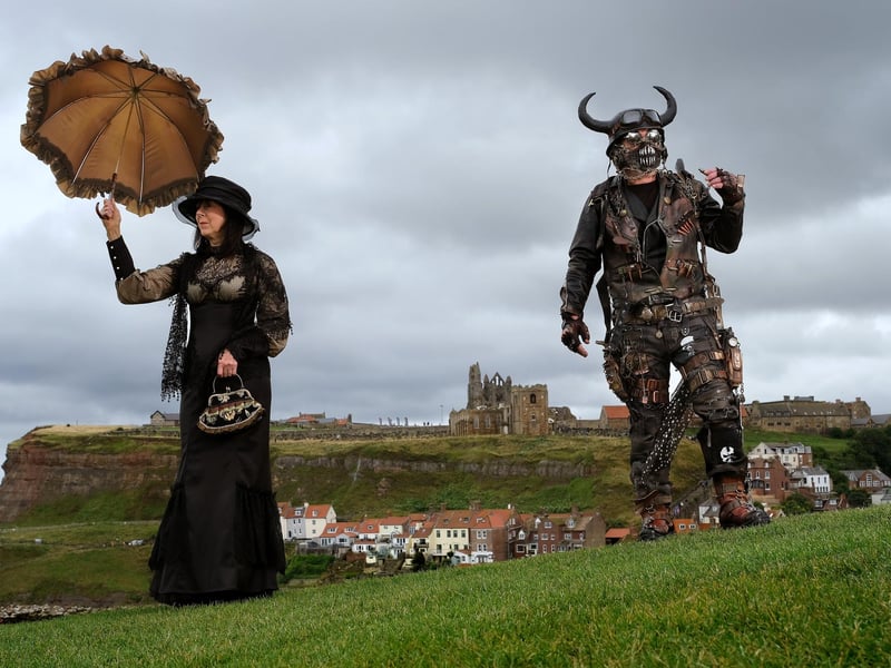 West Cliff - Denise Ennett and Dave Leeson take in the view