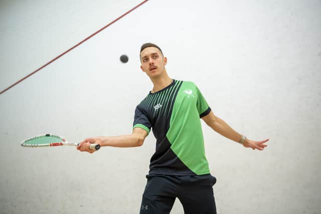 New Zealander Joel Arscott is club pro and one of the players for Doncaster Squash Club (Picture: Tony Johnson)
