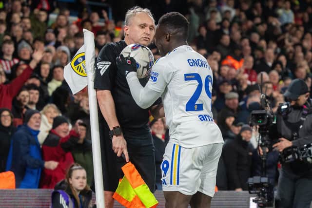 DESPARATE TIMES: Willy Gnonto in Leeds United's 0-0 draw with Sunderland on Tuesday