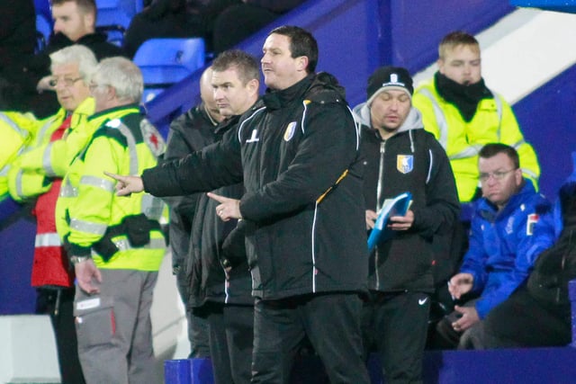 Manager Paul Cox passes on instructions.