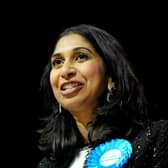 Suella Braverman has been sacked as home secretary as Rishi Sunak took action following her unauthorised article criticising the way pro-Palestinian protests had been policed.
Picture: Sarah Standing (121219-3365)
