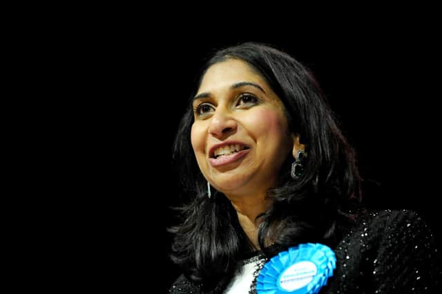Suella Braverman has been sacked as home secretary as Rishi Sunak took action following her unauthorised article criticising the way pro-Palestinian protests had been policed.
Picture: Sarah Standing (121219-3365)