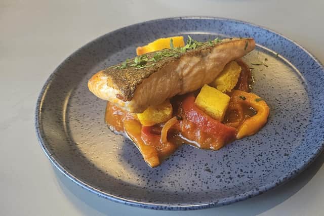 Pan Seared Trout Piperade