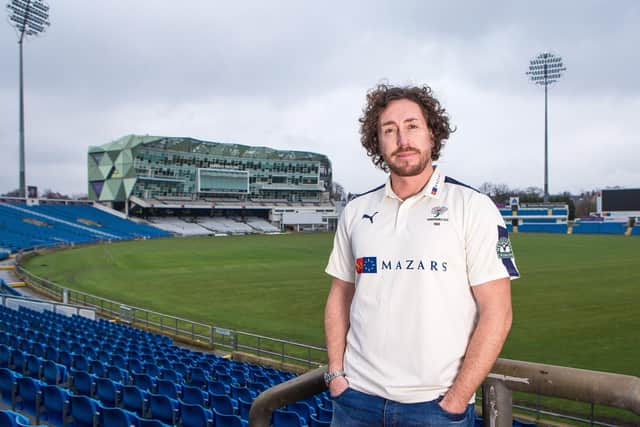 Huddersfield-born Ryan Sidebottom ahead of his second spell with Yorkshire (Picture: SWPix.com)