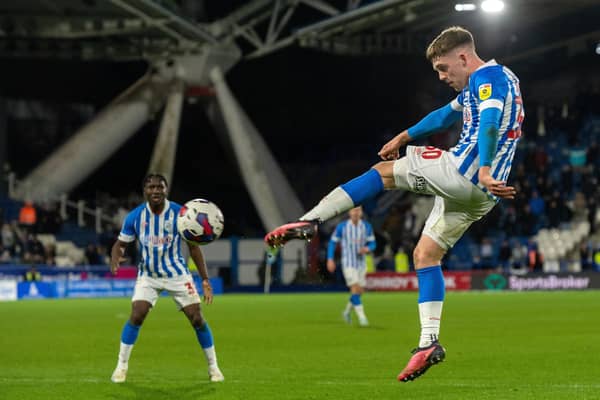 Ben Jackson, pictured in action for Huddersfield Town against Bristol City in March. Picture: Bruce Rollinson.