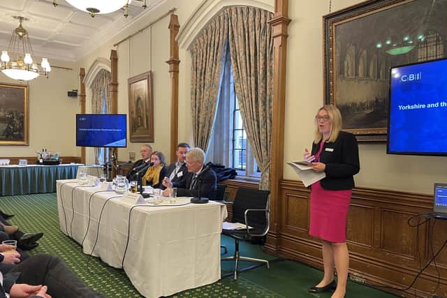 The CBI and Barclays arranged the event in Parliament on Tuesday
