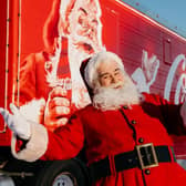 Santa at the Coca Cola Truck. (Pic credit: Coca Cola)