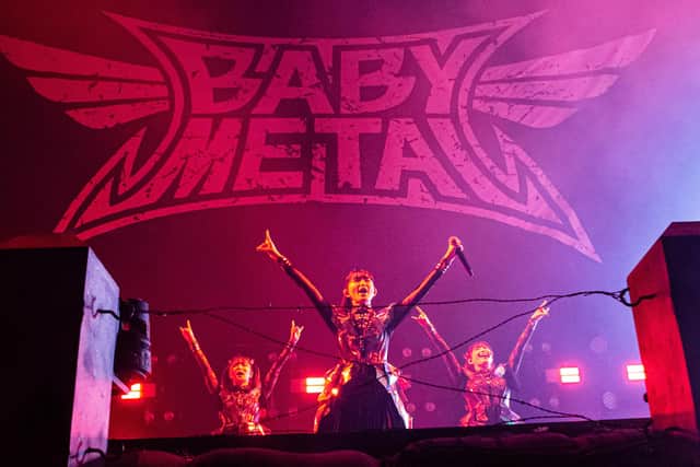 Babymetal performing at First Direct Arena, Leeds. Picture: Mick Burgess