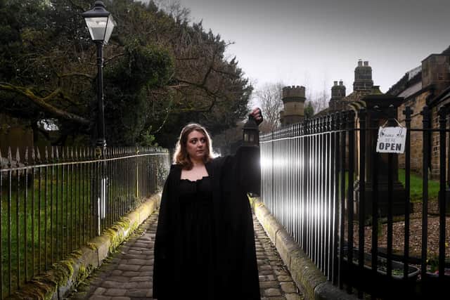 Daisy Lyons has launched new ghost tours exploring the stories of the old market town Otley .Picture taken by Yorkshire Post Photographer Simon Hulme